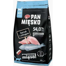 PAN MIĘSKO PAN MIĘSKO Chicken with trout S - dry cat food - 10kg