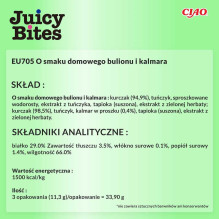 INABA INABA Juicy Bites naminis sultinys ir kalmarai - kačių skanėstai - 3x11.3 g