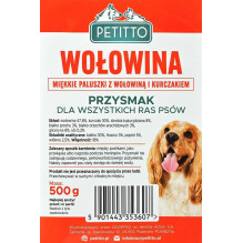 PETITTO PETITTO - Soft Beef Sticks - Dog Treat - 50 PETITTO PETITTO - Soft Beef Sticks - Dog Treat - 50