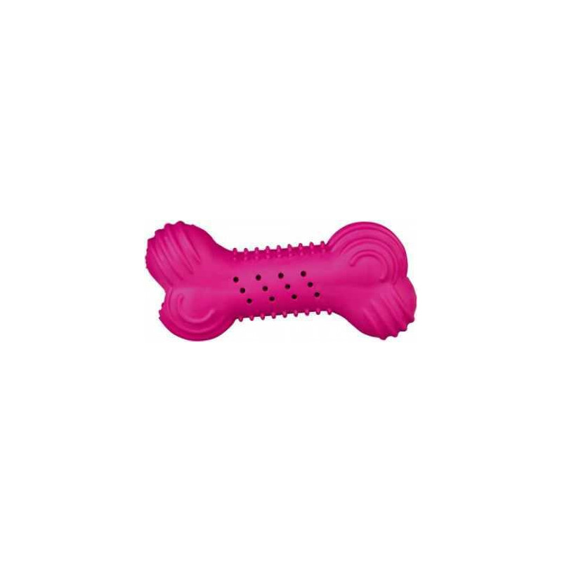TRIXIE Trixie Rustling bone, natural rubber, 18 cm