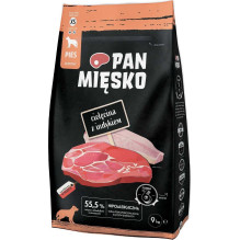 PAN MIĘSKO PAN MIĘSKO Veal with turkey XL - dry dog food - 9kg
