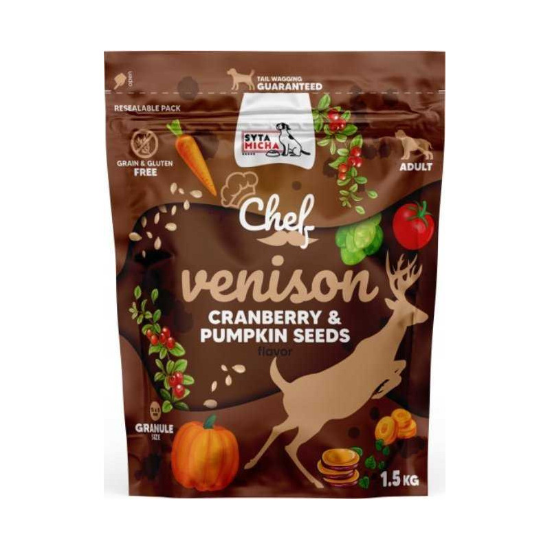 SYTA MICHA SYTA MICHA Chef Venison with cranberry and pumpkin seeds - dry dog foo