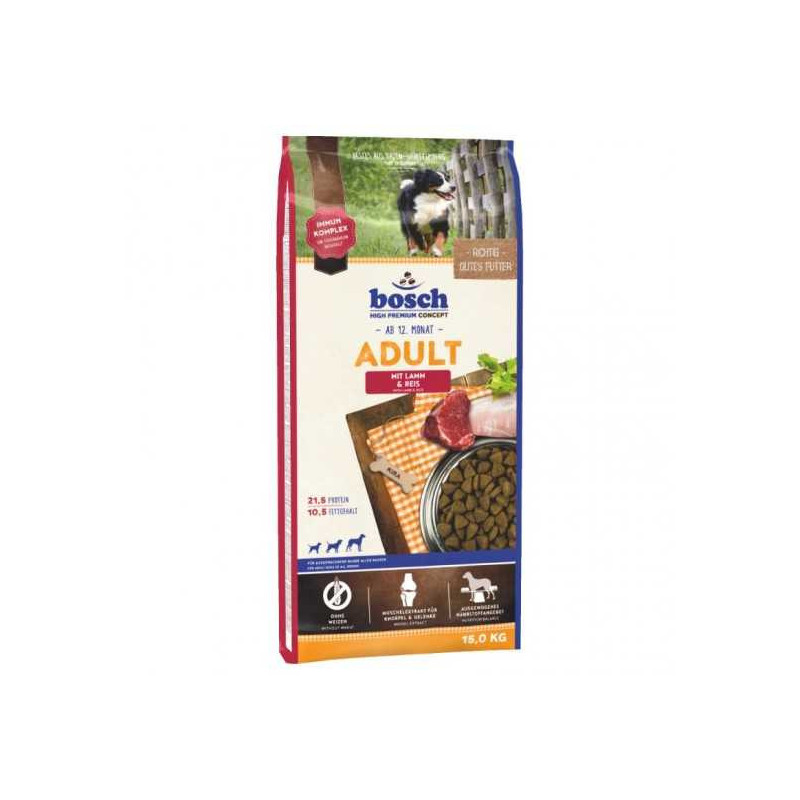Bosch ADULT WITH LAMB RICE 15 kg