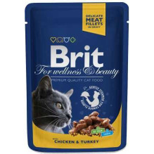 BRIT Brit Premium Cat Pouches with Chicken &amp; Turkey 100g