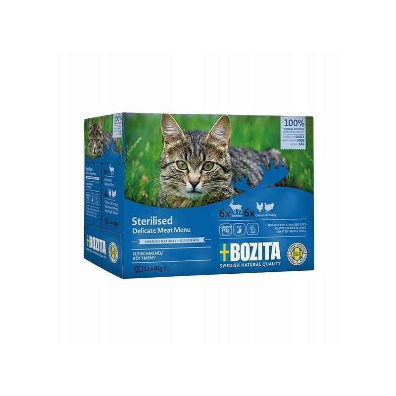 BOZITA BOZITA sterilised pieces in sauce with meat multibox - wet ca