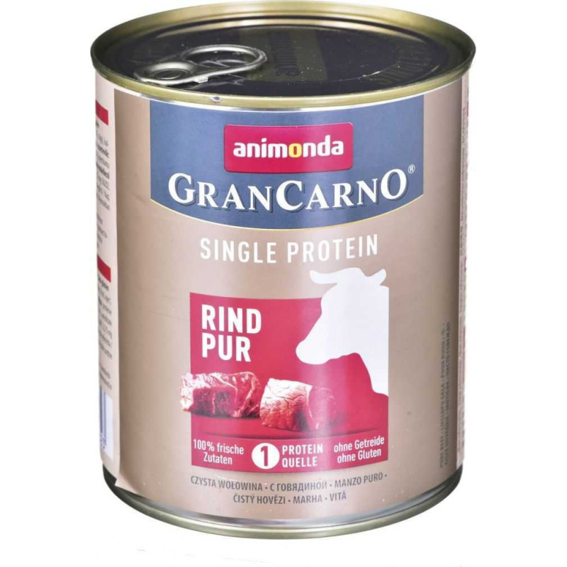 Animonda ANIMONDA GranCarno Adult Single Protein Beef - wet dog food - 800g