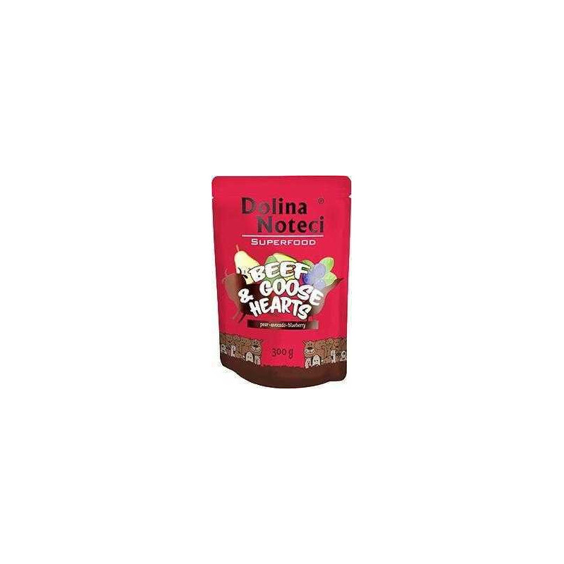DOLINA NOTECI Dolina Noteci DNP SUPERFOOD BEEF AND GOOSE HEARTS 300g
