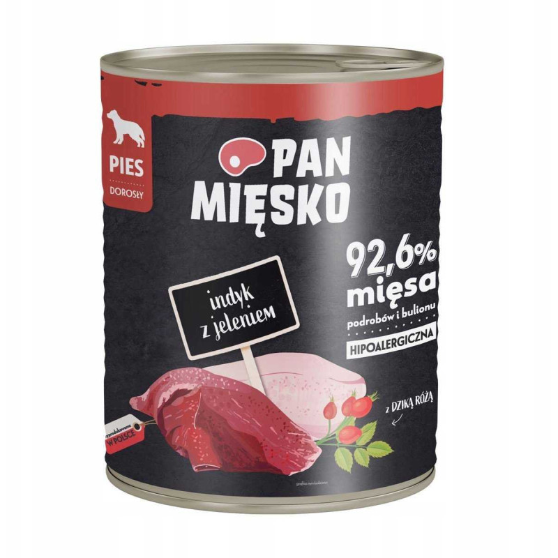 PAN MIĘSKO Pan Mięsko Turkey with deer 800g