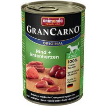 Animonda ANIMONDA GranCarno Adult Beef and duck hearts - wet dog food - 400g