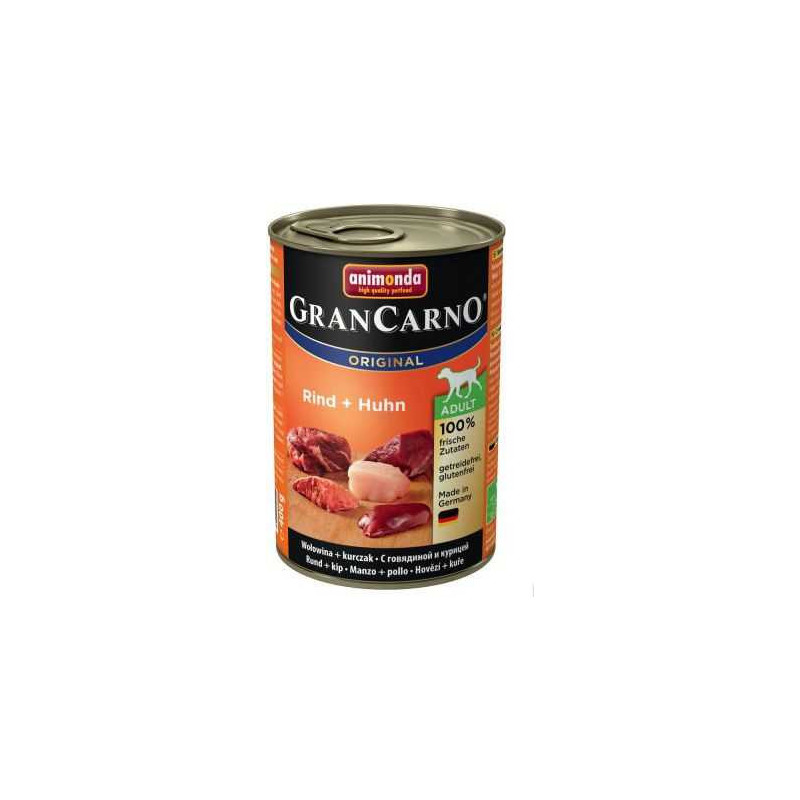 Animonda animonda GranCarno Original Beef, Adult Chicken 400 g