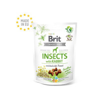 BRIT Brit Brit Crunchy Snack Insects with Rabbit 200g, przysmak dla psów z