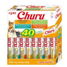 INABA Churu Įvairių patiekalų dėžutė Vištiena 40x14g