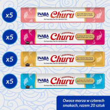 14g – kačių skanėstai INABA 20 Churu INABA