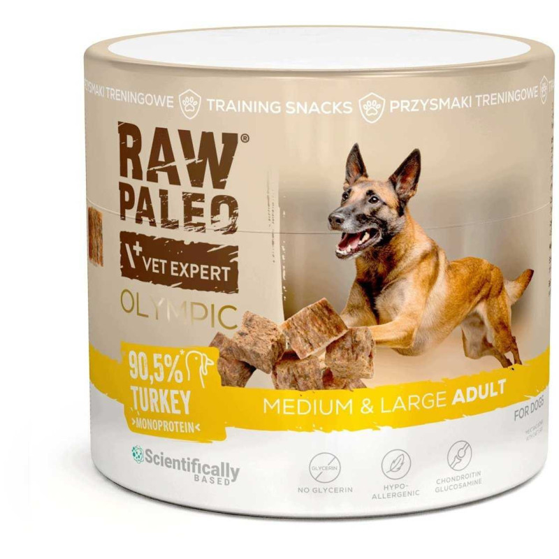 VETEXPERT VetExpert Raw Paleo Olympic turkey medium large 90g