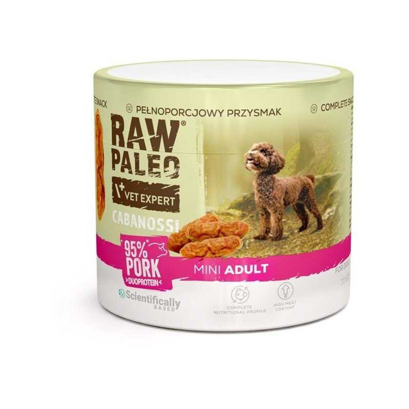 VETEXPERT VetExpert Raw Paleo Cabanossi pork mini 100g
