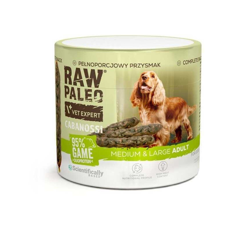 VETEXPERT VetExpert Raw Paleo Cabanossi game medium large 100g