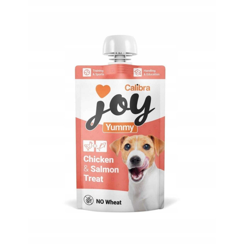 Calibra Calibra joy dog yummy chicken &amp; salmon treat 100g
