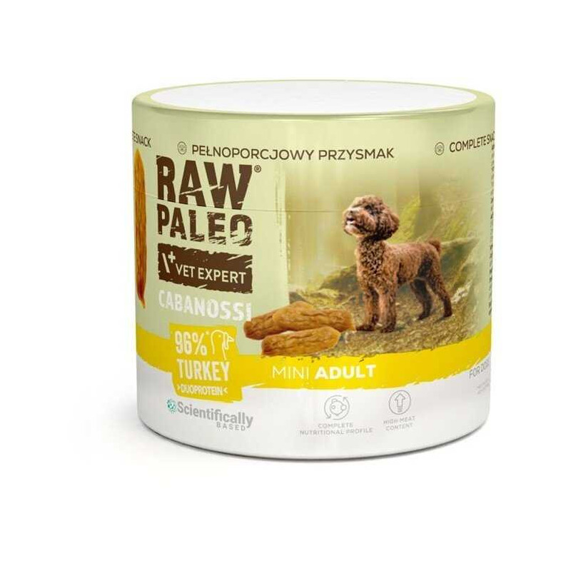 VETEXPERT VetExpert Raw Paleo Cabanossi turkey mini 100g