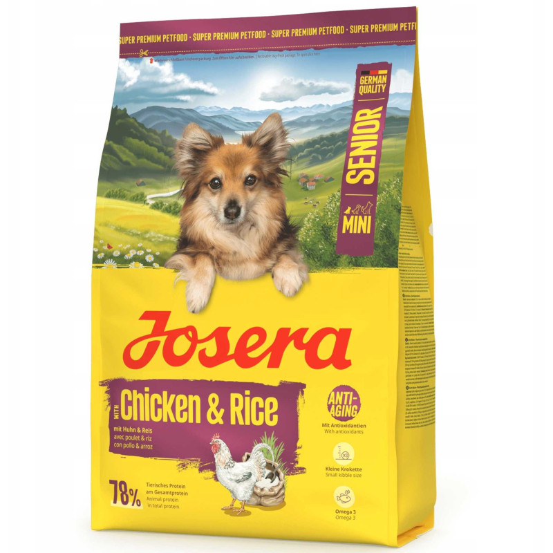 JOSERA Josera SP suņiem Mini Senior with ChickenRice 3 kg