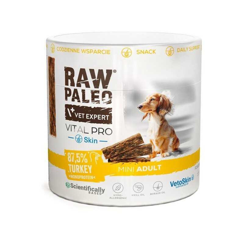 VETEXPERT VetExpert Raw Paleo Vital Pro skin &amp;coat turkey mini 100g