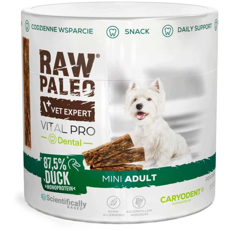 VETEXPERT VetExpert Raw Paleo Vital Pro dental duck mini 100g