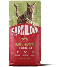 CARNILOVE CARNILOVE ACTIVE Cat Dry Made with Duck &amp; Pheasant for Ster