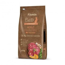 FITMIN FITMIN Dog „Purity Grain Free Adult Beef“ – sausas šunų ėdalas – 12 kg.