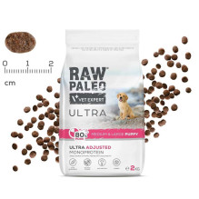 VETEXPERT RAW PALEO Ultra Pork Medium & Large Puppy - dry dog food - 10 VETEXPERT RAW PALEO Ultra Pork Medium & Large Puppy - dry dog food - 10