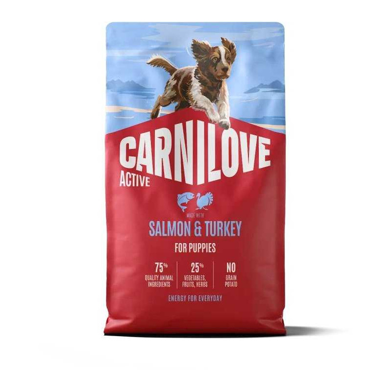 CARNILOVE CARNILOVE ACTIVE Dog Dry Made with Salmon &amp; Turkey for Pupp