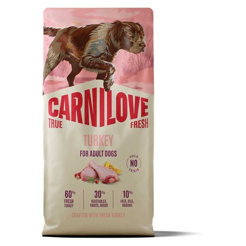 CARNILOVE CARNILOVE TRUE FRESH Dog Dry Turkey for Adult All Breeds 12
