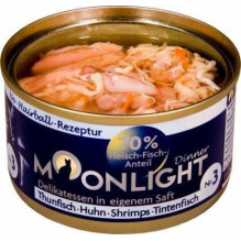Moonlight Moonlight Moonlight Dinner No. 3 - Tuna, chicken, shrimp, squid.80g