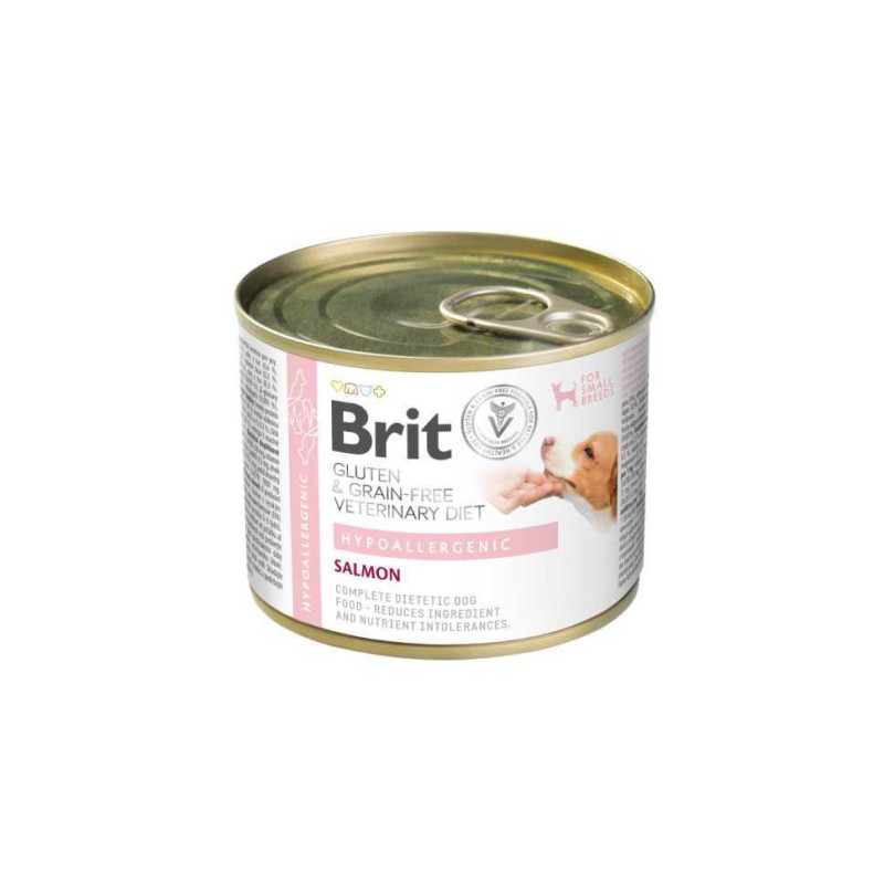 Brit Vet Brit GF Veterinary Diets Dog Hypoallergenic Salmon 200 g