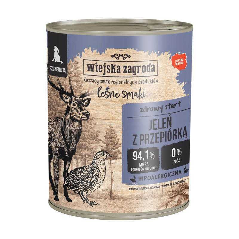 wiejska zagroda Wiejska Zagroda Forest flavors deer with quail 800g