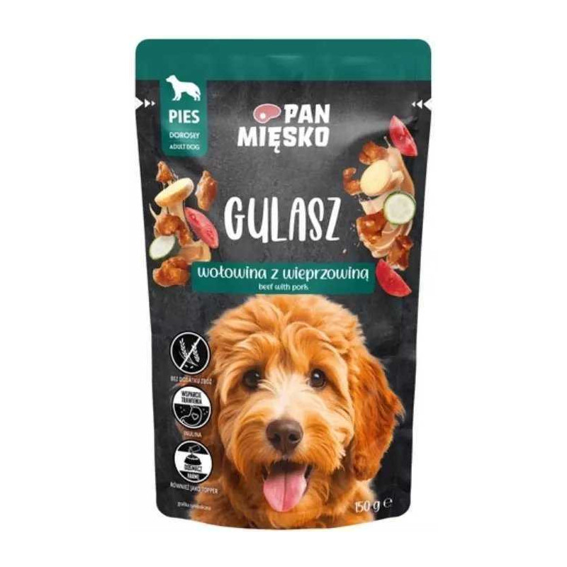PAN MIĘSKO Pan Mięsko Pan Mięsko Wet dog food Beef Goulash