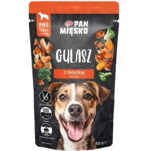 PAN MIĘSKO Pan Mięsko Pan Mięsko Wet dog food Turkey goulash with veal