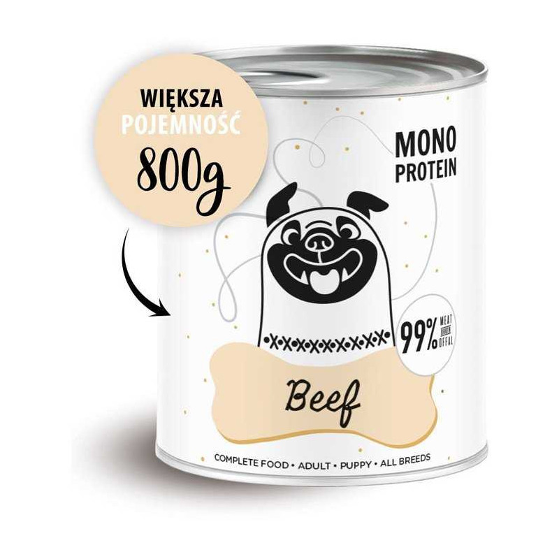 PAKA ZWIERZAKA PAKA ZWIERZAKA Pepe Beef - wet dog food - 800g