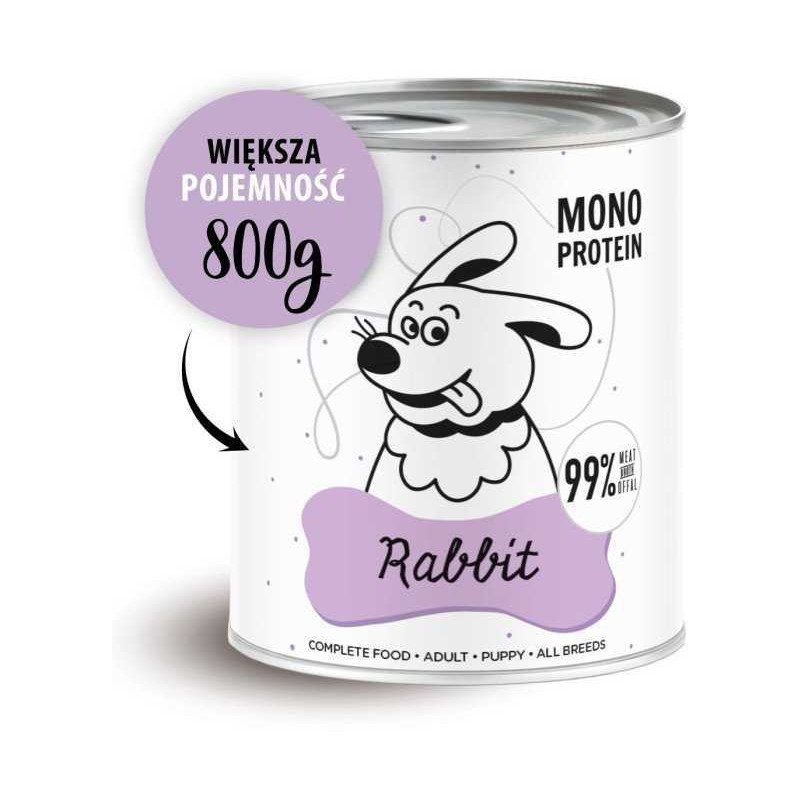 PAKA ZWIERZAKA PAKA ZWIERZAKA Pepe Rabbit - wet dog food - 800g