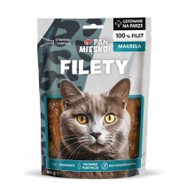 PAN MIĘSKO Pan Mięsko Cat treats Mackerel fillets 100g
