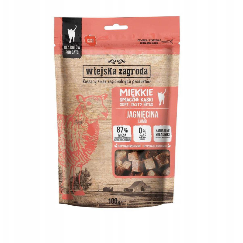 wiejska zagroda Wiejska Zagroda Cat treats Soft tasty bites of Jagni