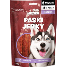 PAN MIĘSKO Pan Mięsko Dog treats Jerky Strips Duck 100g
