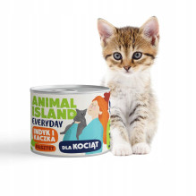 Animal Island ANIMAL ISLAND turkey / duck for kittens 185g