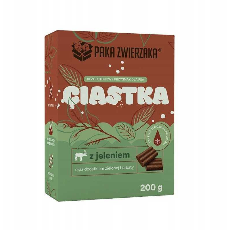 PAKA ZWIERZAKA Paka Zwierzaka Deer green tea delicacy 200g
