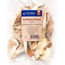 PETMEX PETMEX dog chew Rabbit ear with fur 100g