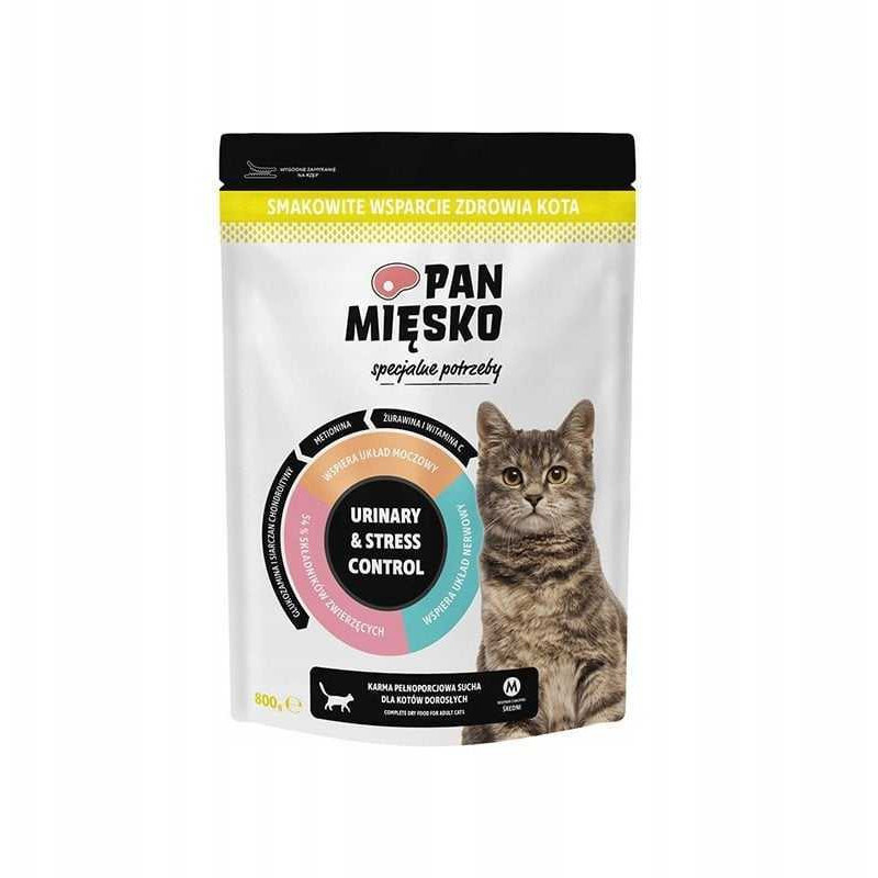 PAN MIĘSKO Pan Mięsko Urinary Stress Control dry cat food 800g