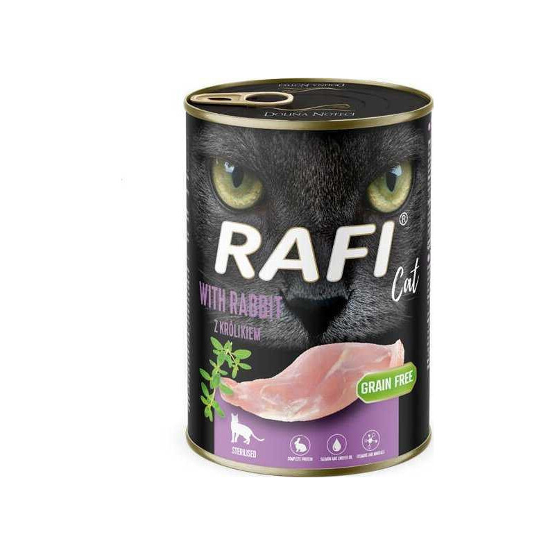 DOLINA NOTECI Dolina Noteci Rafi with rabbit wet cat food 400g