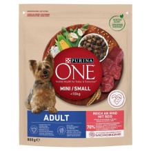 PURINA PURINA Vienas mini suaugusių ėdalo gabalėlis su jautiena ir ryžiais – sausas Dog Maistas – 800 g PURINA PURINA Vienas mini suaugusių ėdalo gabalėlis su jautiena ir ryžiais – sausas Dog Maistas – 800 g