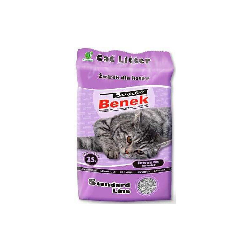 Super Benek Cat litter Super Benek Standard Lavender 25 l