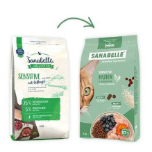 Bosch BOSCH Sanabelle Sensitive su vištiena - sausas kačių ėdalas - 2kg
