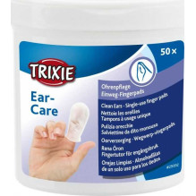 TRIXIE Trixie Ear pads for cleaning dogs and cats, 50 pieces, universal
