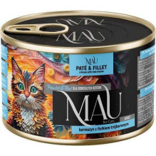 DOLINA NOTECI MAU Pate and Fillet Crimson with pansy - wet cat food - 185g